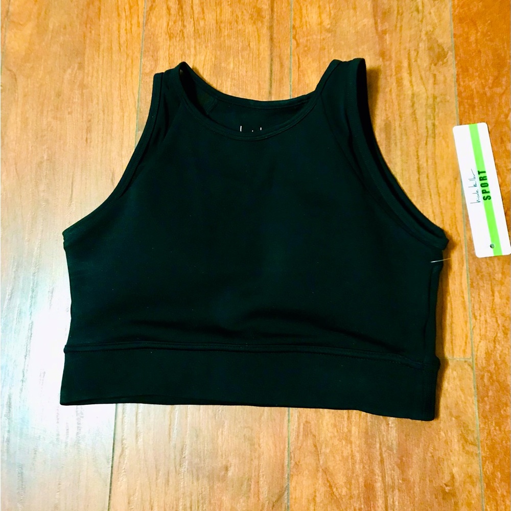 NWT Nicole Miller Black Sports Bra
